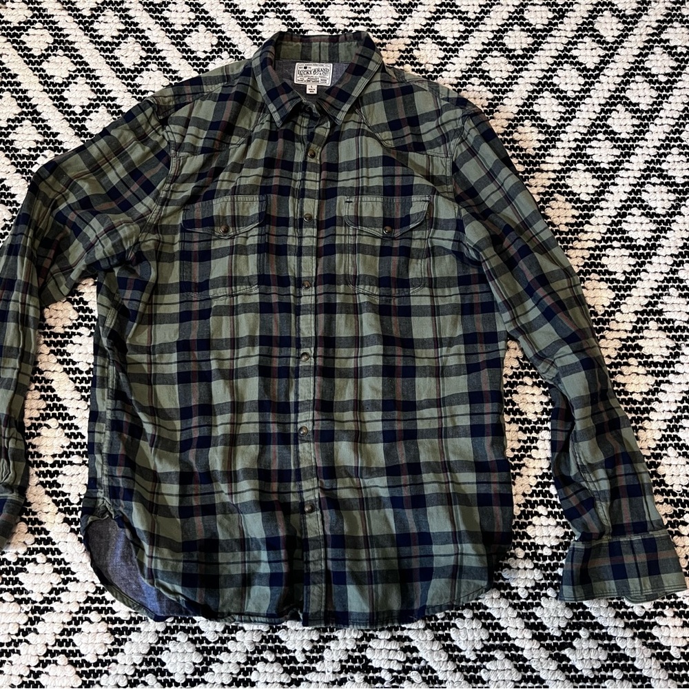Lucky snap button Flannel